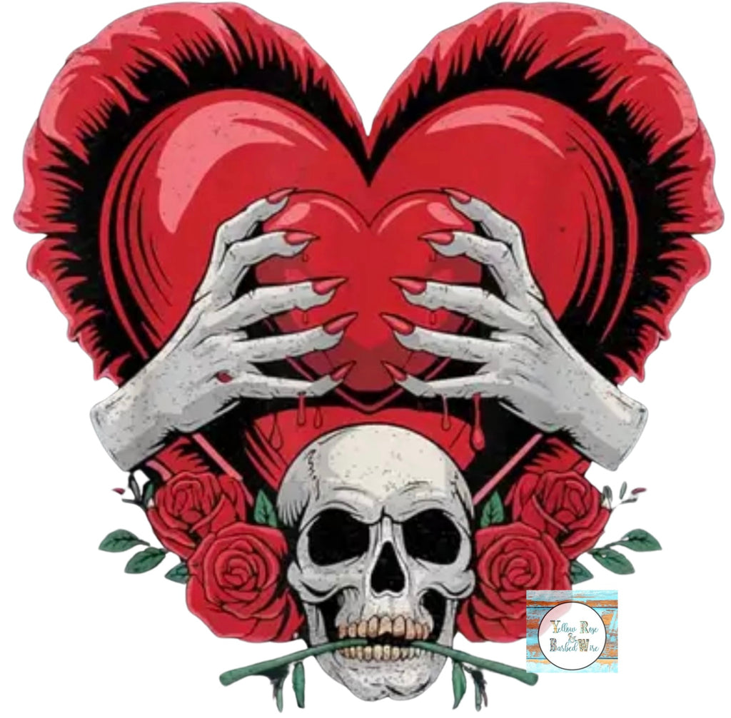 Heart & skull