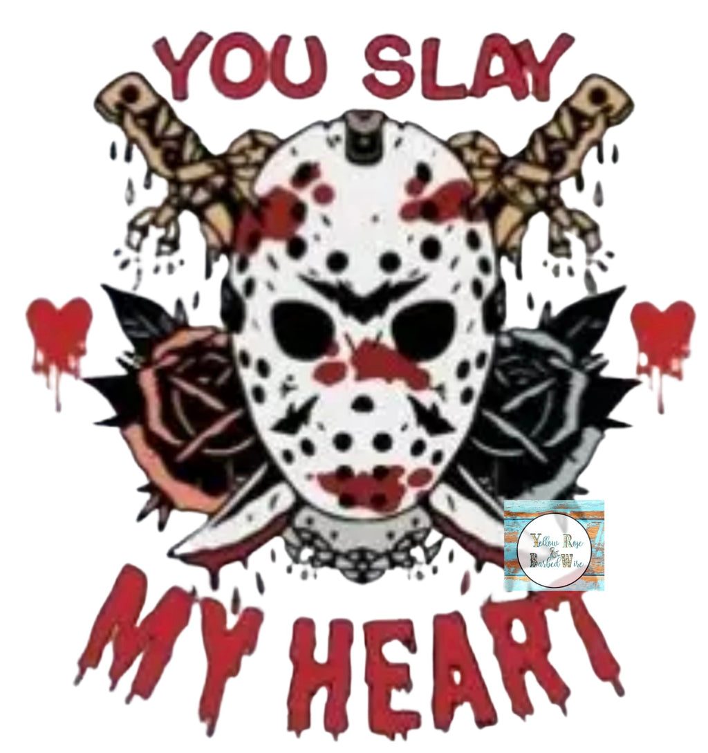 You slay my heart w roses