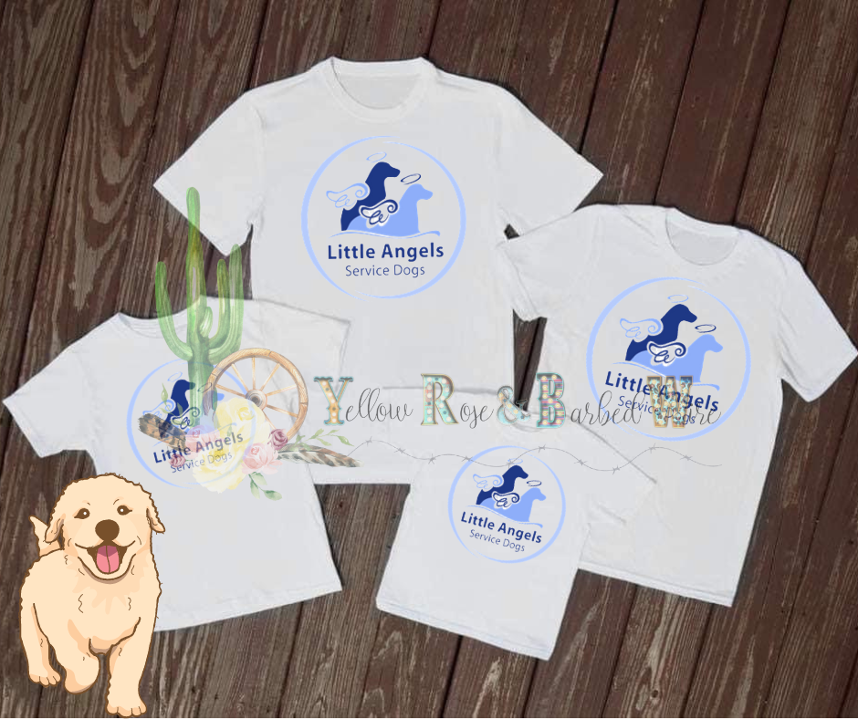 Service dog fundraising tee