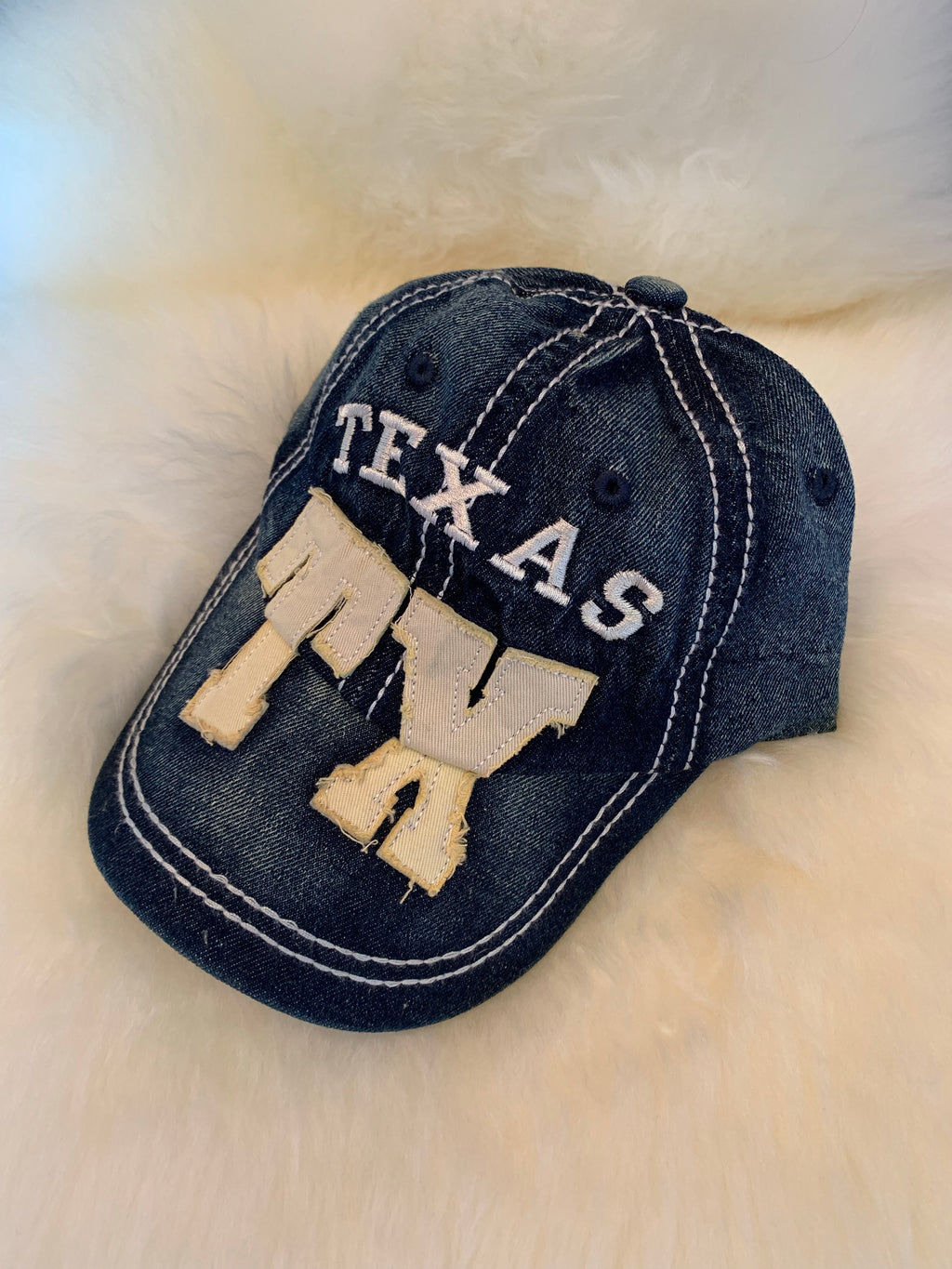 Texas distressed hat