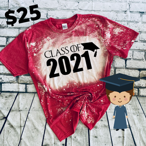 Graduation 🧑‍🎓 bleached tee