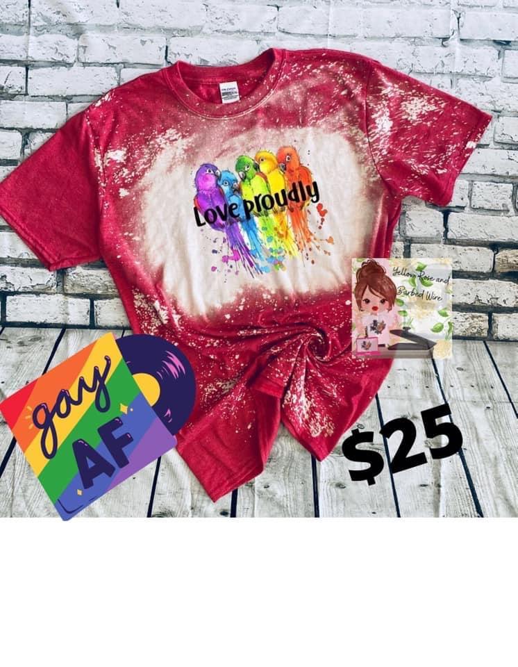 PRIDE bleached tee