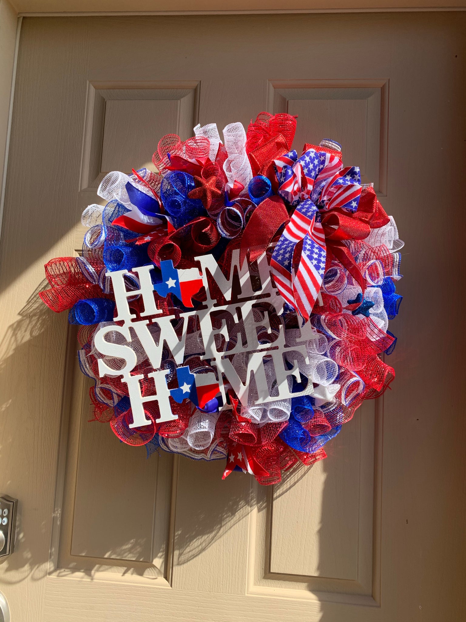 Customized patriotic wreaths