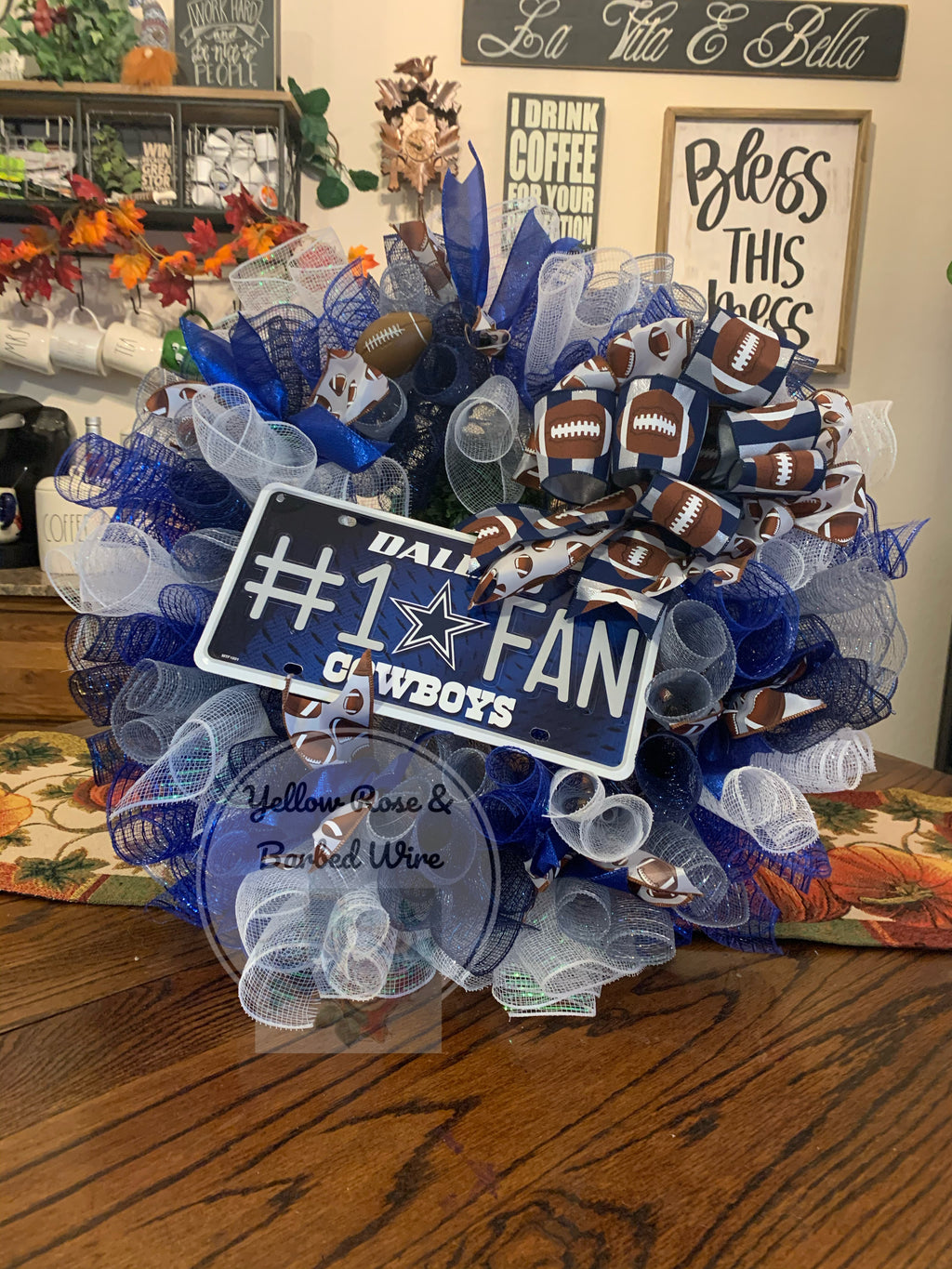 Football wreath