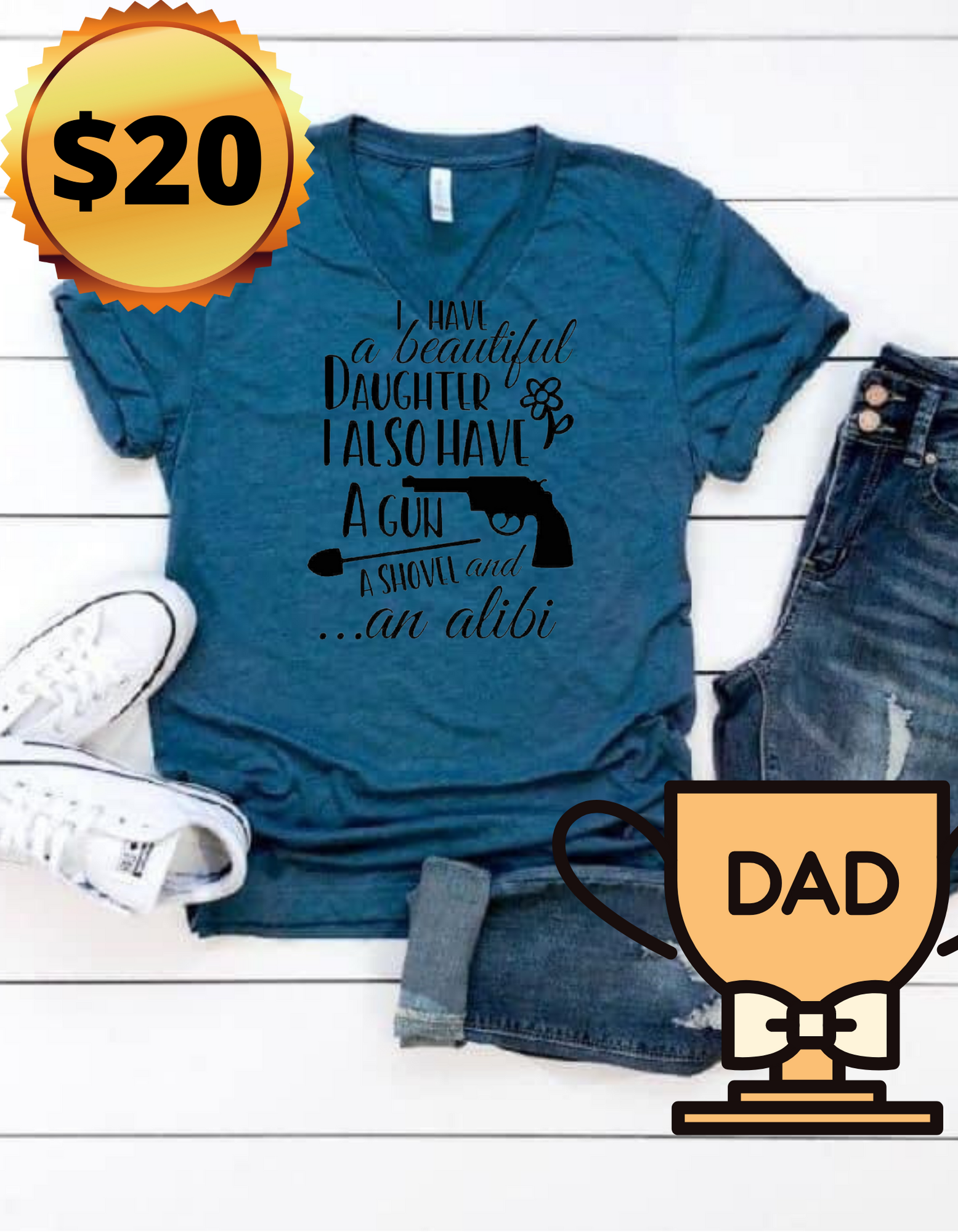 Dads of daughters tee