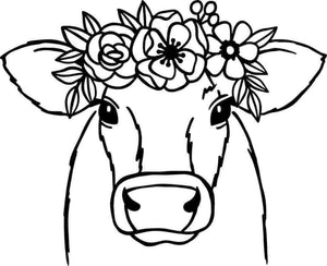 Cow 🐄 vinyl car sticker