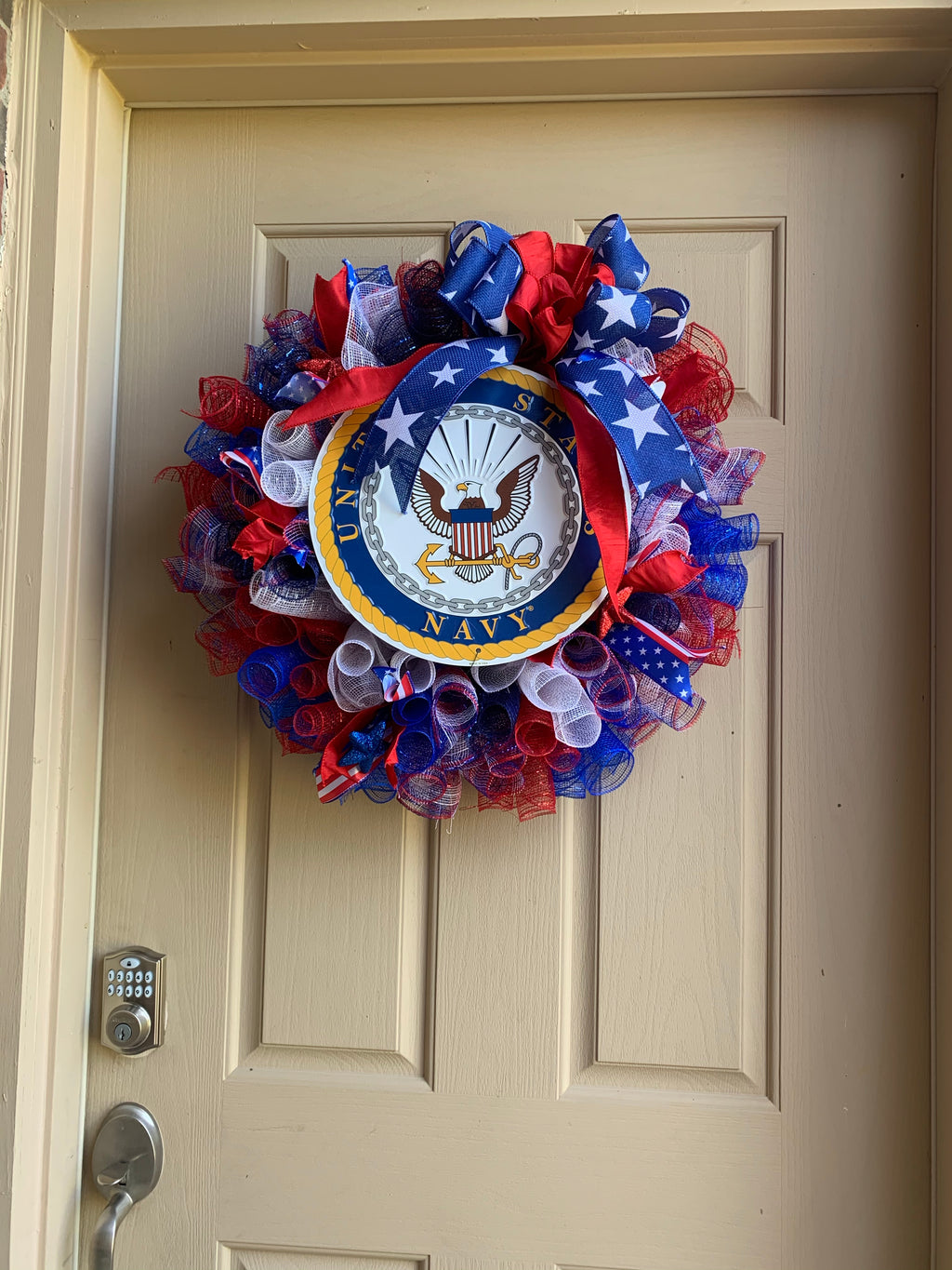 Customized patriotic wreaths